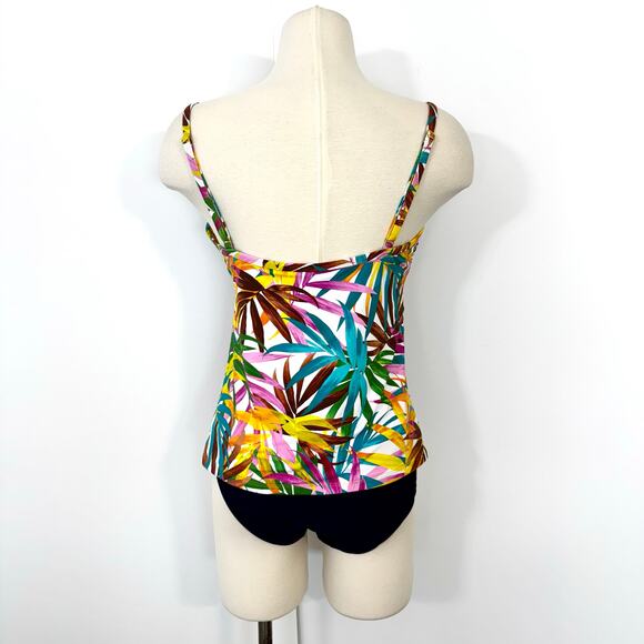 Bleu by Rod Beattie Fantasy Island Tankini Top Multicolor Size 14 - Picture 5 of 9